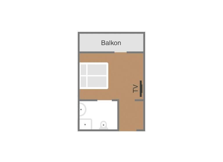 غرفة إقتصادية, Dei Hotel Schönblick