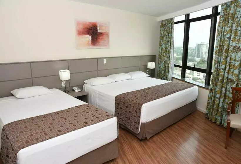 デラックストリプルルーム, Hotel Golden Park Internacional Foz & Convenções By Nacional Inn