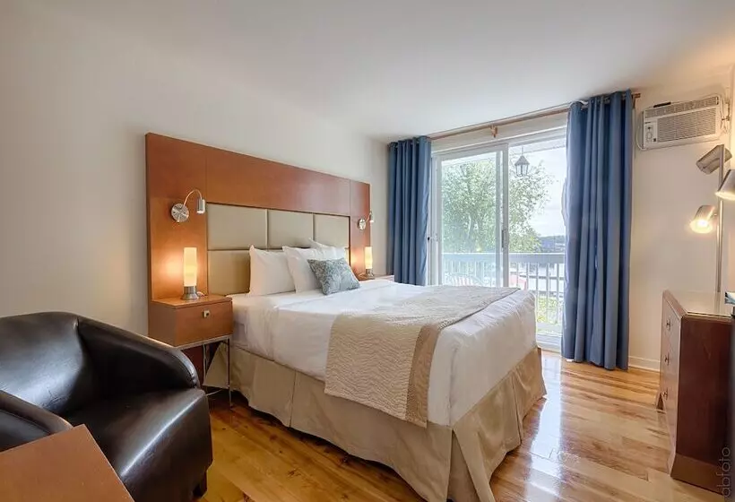 ダブルベッドスタンダードルーム, Auberge Handfield Et Spa