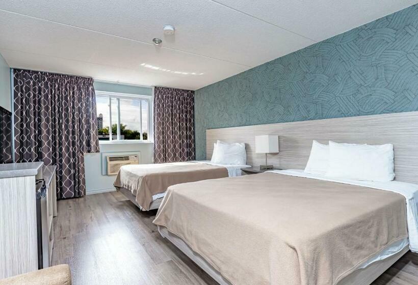带2个双人床的标准工作室, Motel 6 Niagara Falls, On – Near The Falls
