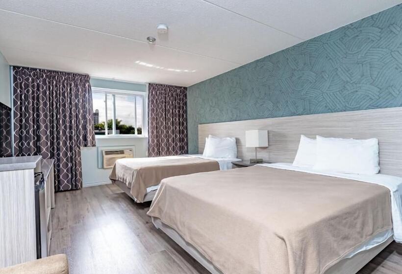 带2个双人床的标准工作室, Motel 6 Niagara Falls, On – Near The Falls