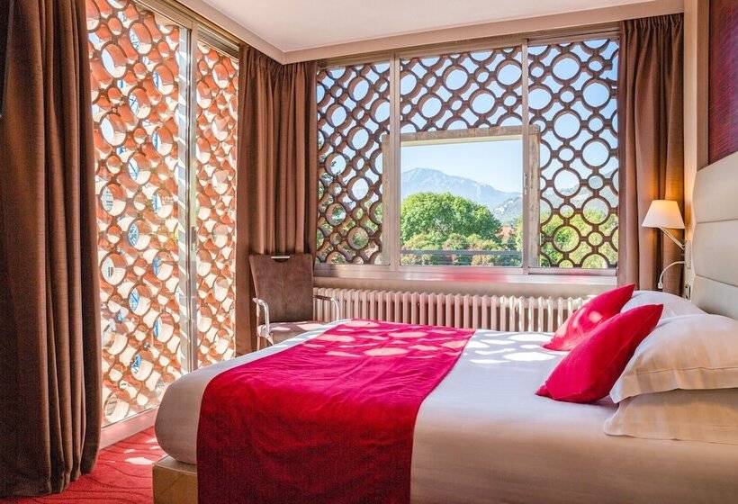 デラックスルーム, Hôtel Les Trois Roses, Meylan Grenoble The Originals Boutique