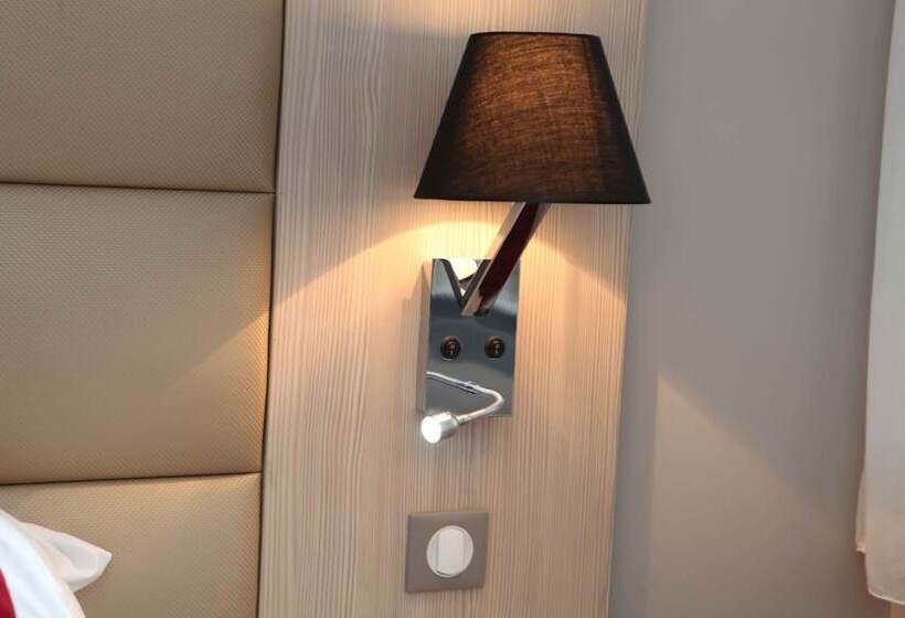 プレミアムシングルルーム, Hôtel Les Trois Roses, Meylan Grenoble The Originals Boutique