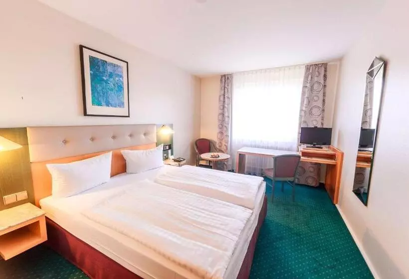 クイーンサイズベッドのスタンダードルーム, Plaza Hotel Blankenburg Ditzingen, Sure Hotel Collection