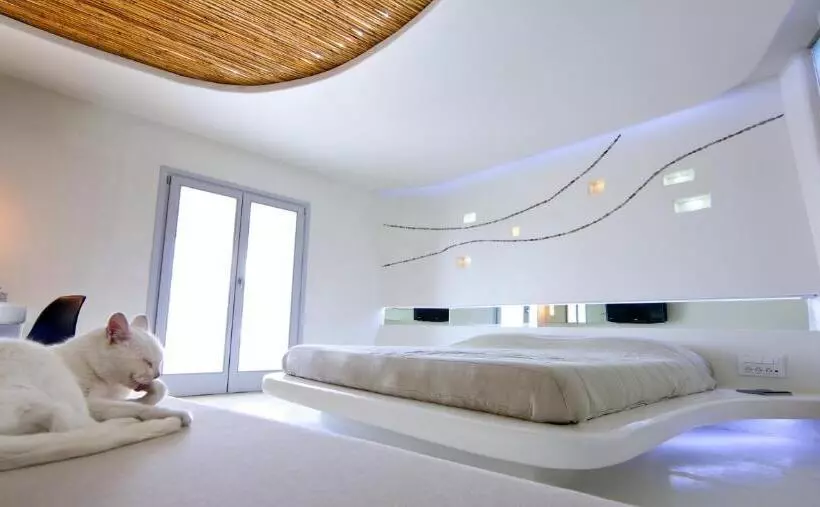 オーシャンビューのジャグジー付スタンダードルーム, Andronikos Mykonos