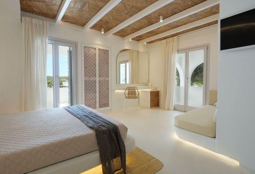 带泳池观景的豪华房, Andronikos