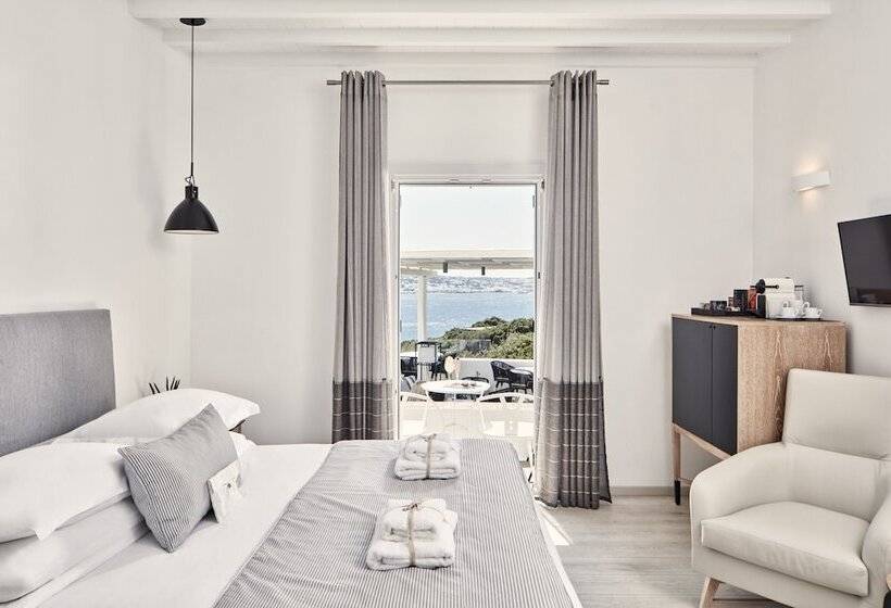 带海景的标准房, Mykonos Princess