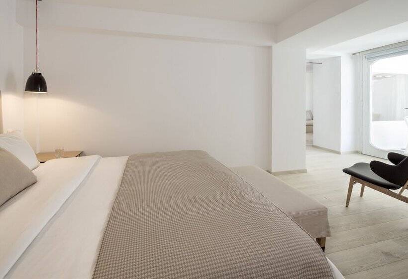 סוויטת דלוקס נוף לים, Mykonos Princess