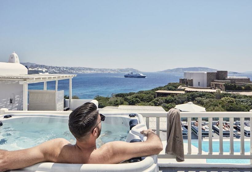 Люкс Вид на Море с Гидромассажем, Mykonos Princess