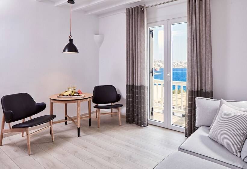 Люкс Вид на Море с Гидромассажем, Mykonos Princess