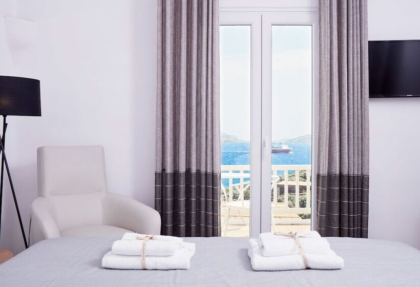 סוויטה עם ג'קוזי, נוף לים, Mykonos Princess