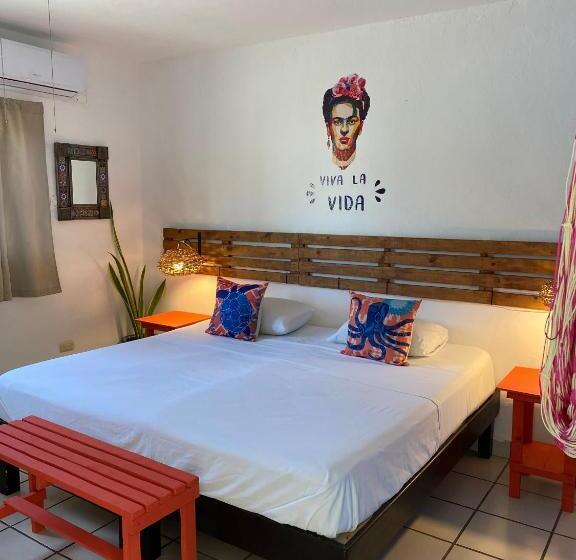 디럭스 룸 킹사이즈 침대, Caribo Cozumel