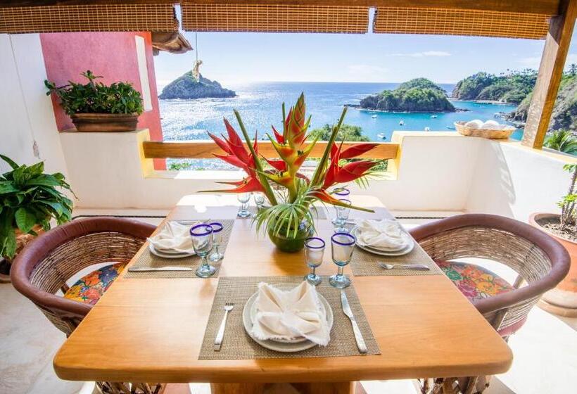 Апартаменты 2 Спальни с Бассейном, Playa Rosa Bungalows Careyes