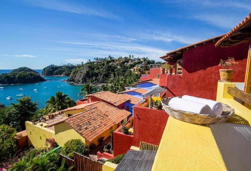 شقة غرفة واحدة, Playa Rosa Bungalows Careyes