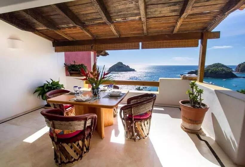 プール付き２人用あアパート, Playa Rosa Bungalows Careyes