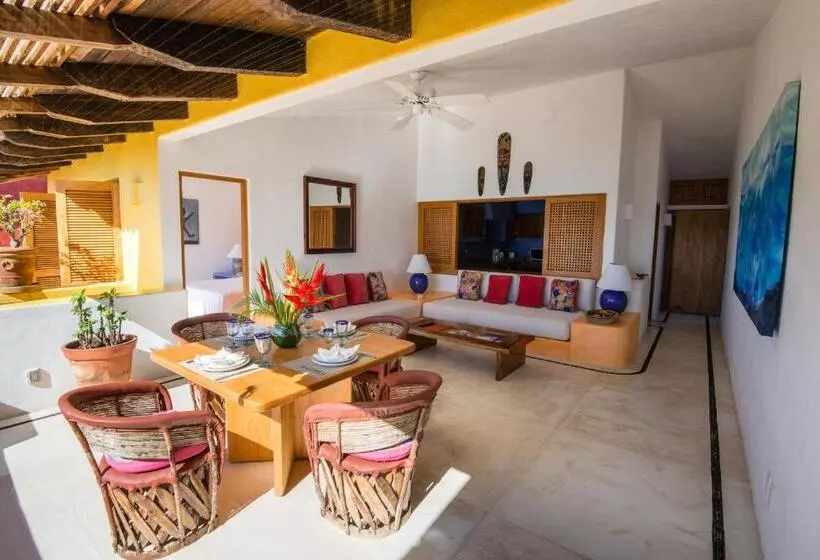 プール付き２人用あアパート, Playa Rosa Bungalows Careyes