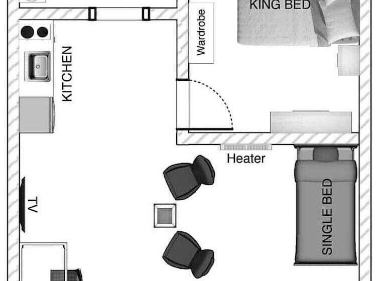 침실 1개 수피리어 아파트, Cedar Lodge Motel