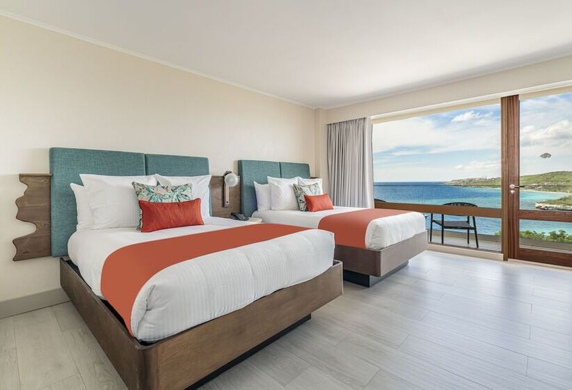 디럭스 룸 측면 바다 전망, Dreams Curacao Resort, Spa & Casino   All Inclusive
