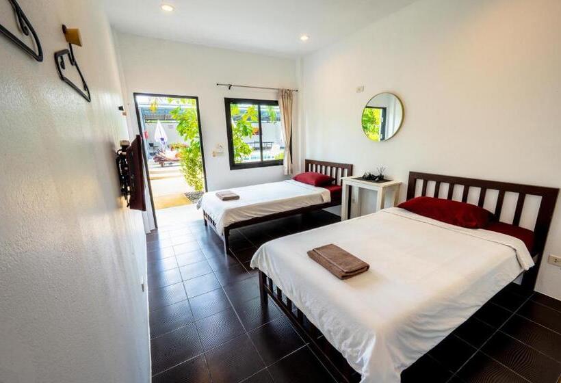 اتاق استاندارد با چشمانداز باغ, Samui Backpacker