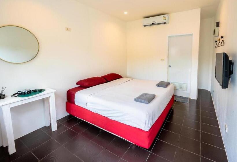 اتاق استاندارد با چشمانداز باغ, Samui Backpacker