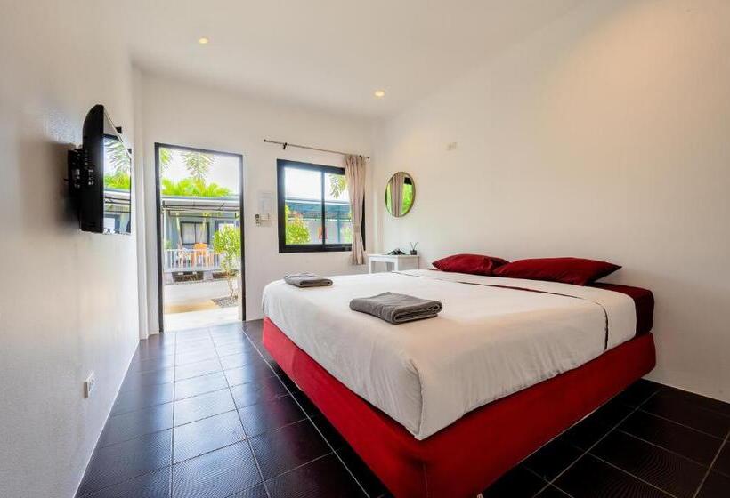 اتاق استاندارد با چشمانداز باغ, Samui Backpacker