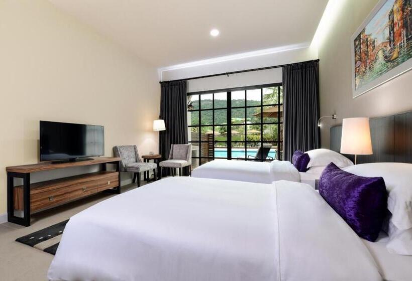 스탠다드 룸 풀장 전망, Le Monte Khao Yai