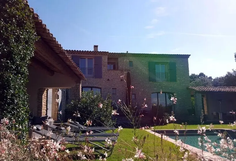 ダブルベッドスタンダードルーム, Les Terrasses   Gordes