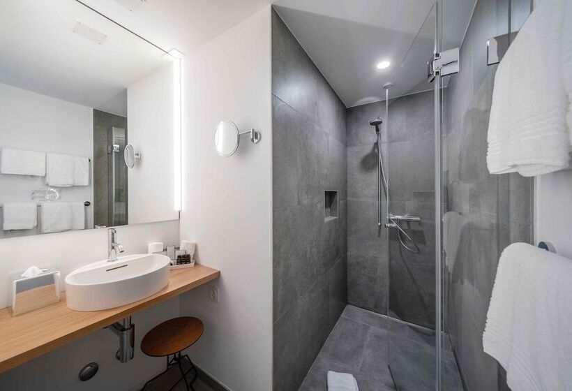 庭の見える1ベッドルームアパートメント, Set Hotel.residence By Teufelhof Basel