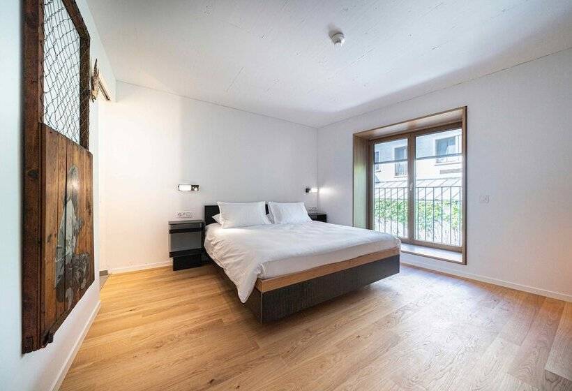 استودیو استاندارد با چشم‌انداز باغ, Set Hotel.residence By Teufelhof Basel