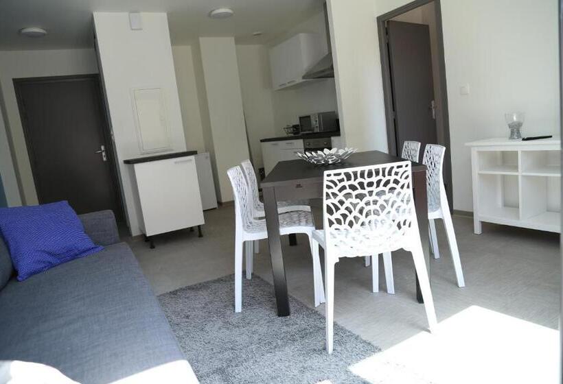 דירה בת חדר שינה 1 עם מרפסת, Résidence Moderne