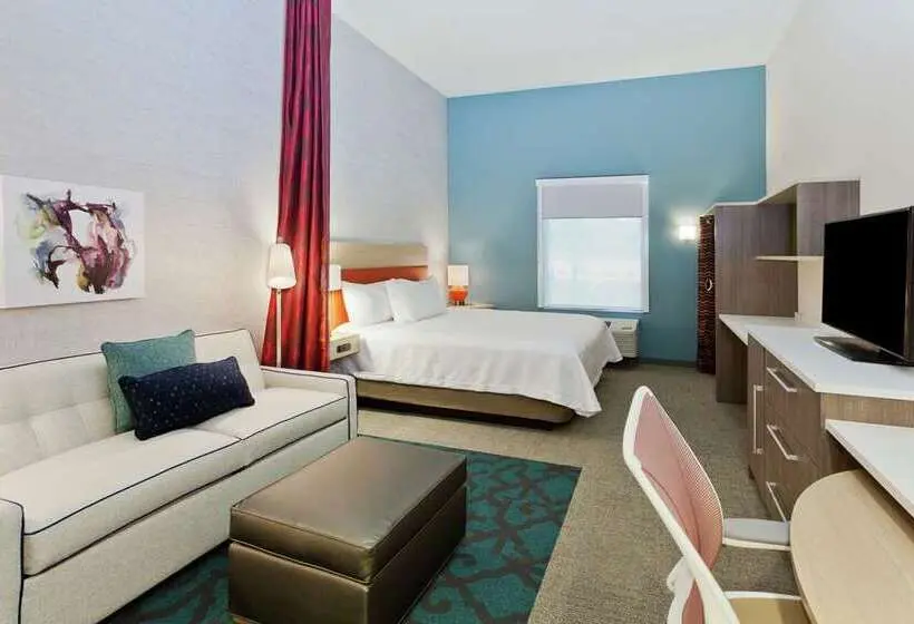 キングサイドベッドのスタンダードワンルーム, Home2 Suites By Hilton Alameda Oakland Airport