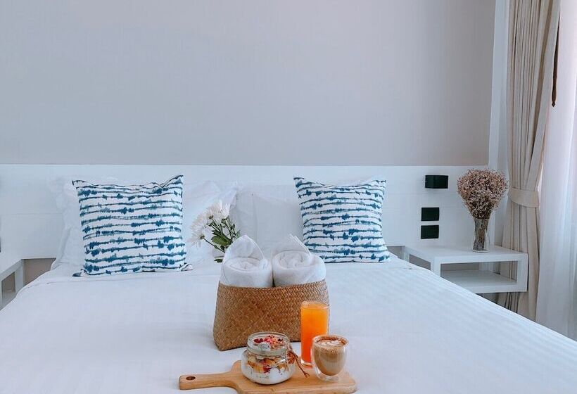 キングサイズベッドのスーペリアルーム, Blue Tao Beach Hotel   Sha Plus