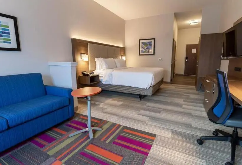 キングサイズベッドのスイートルーム, Holiday Inn Express & Suites   Columbus   Worthington, An Ihg
