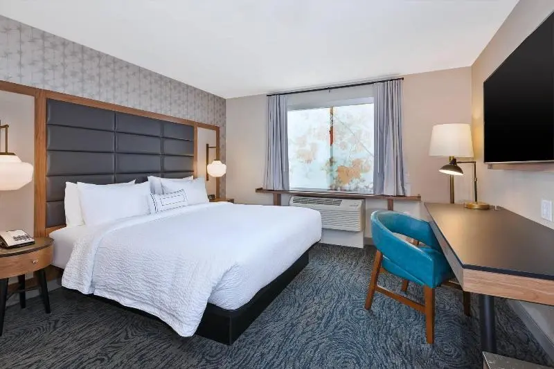 キングサイズベッドのスタンダードルーム, Fairfield Inn & Suites By Marriott Kalamazoo