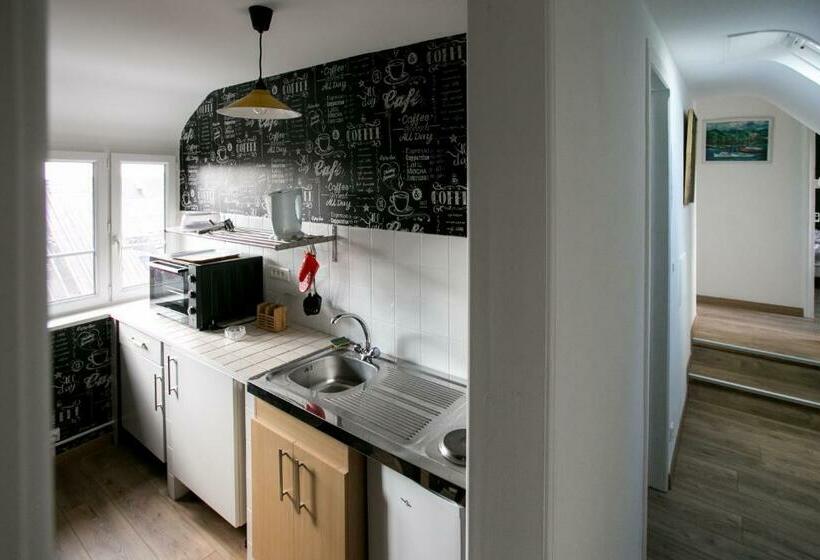 غرفة قياسية رباعية, Le Cotentin Appart Hôtels & Restaurant Le Cot