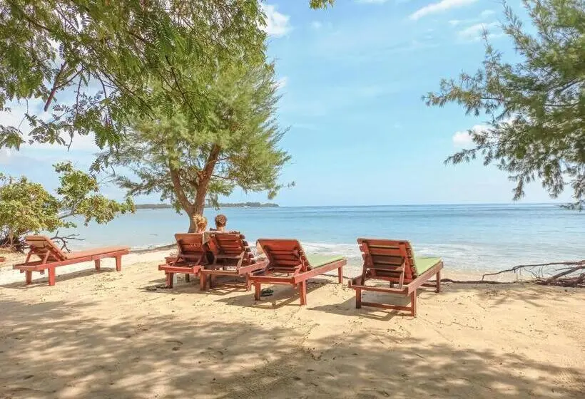 بانگلوی استاندارد با چشم‌انداز دریا, Nusa Indah Bungalows