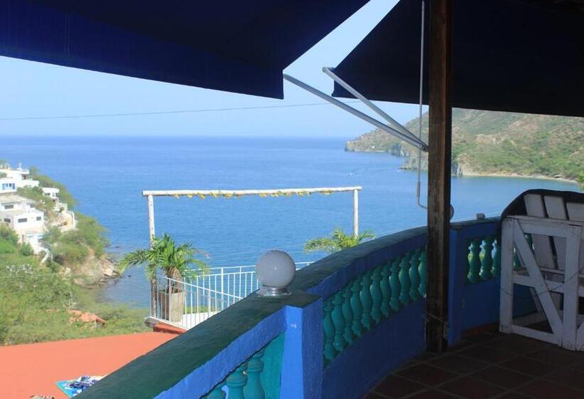 آپارتمان سوپریور 1 خوابه با چشمانداز دریا, Tayrona Colors Hostel