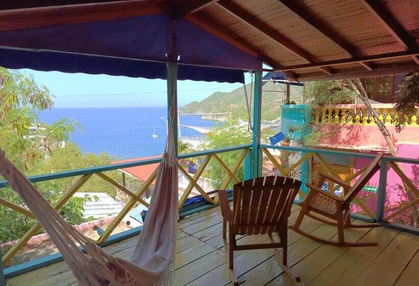 اتاق استاندارد با تخت بزرگ, Tayrona Colors Hostel