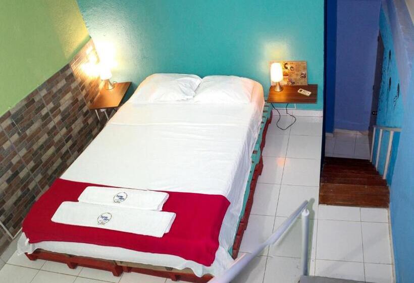 اتاق استاندارد با بالکن و چشمانداز دریا, Tayrona Colors Hostel