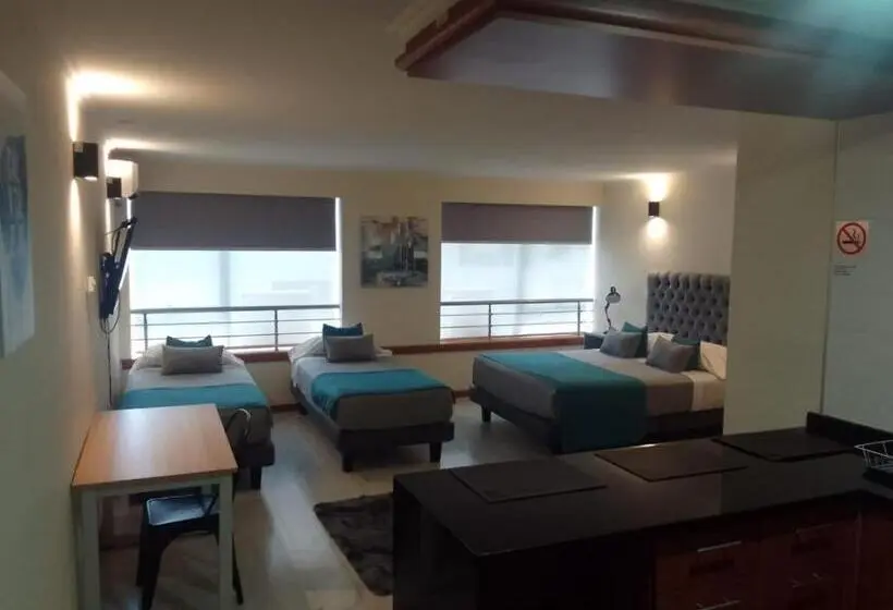 اتاق لوکس چهار تخته, Apart Hotel Aragon Portal