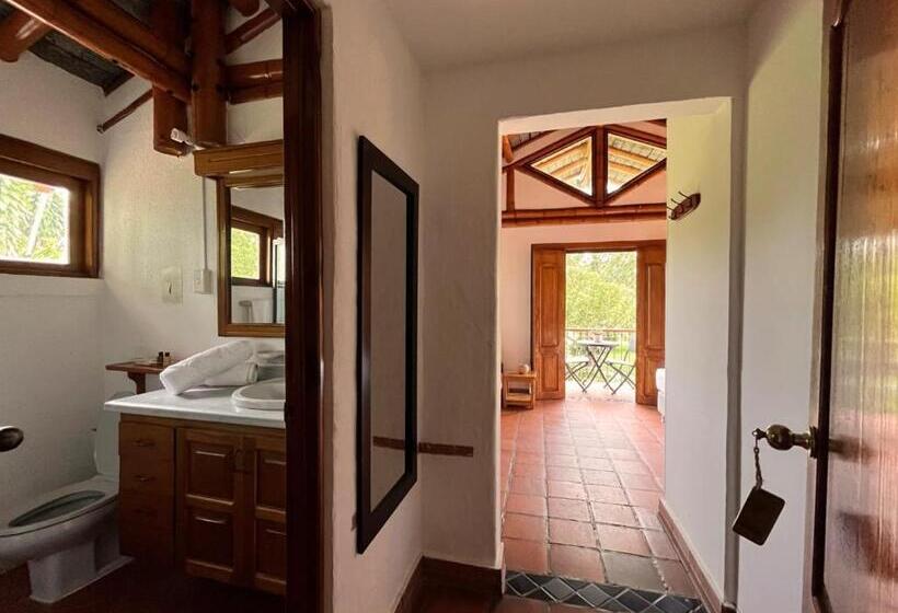 标准间带阳台, Finca Hotel Santana