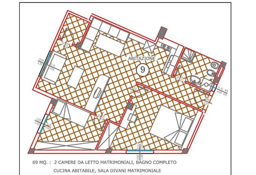 خانه 2 خوابه, Apart Hotel Ca Elsa