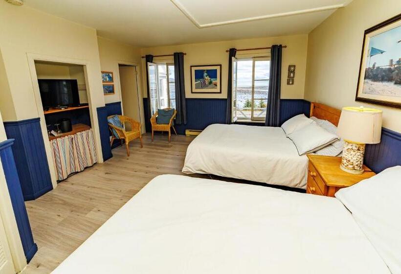 스탠다드 룸 더블 침대 2개, Auberge La Marmite