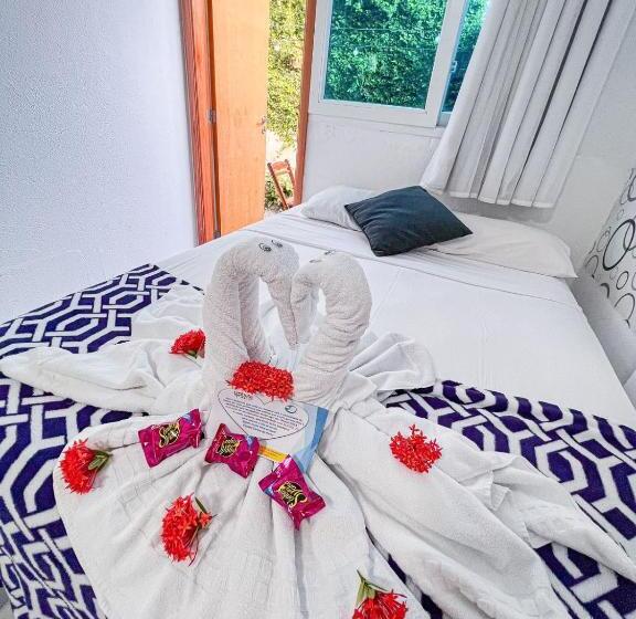 اتاق استاندارد سه تخته با بالکن, Pousada Sereia Do Porto