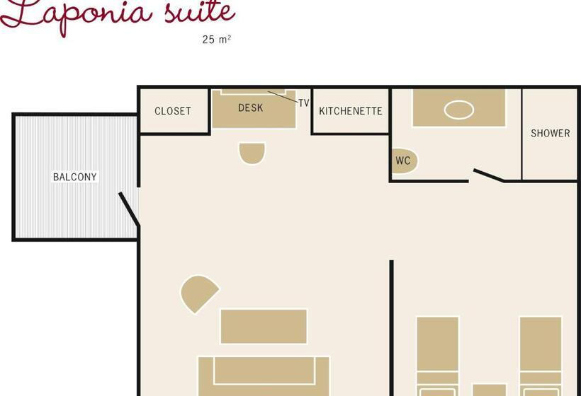 חדר משפחתי, Laponia Hotell & Konferens