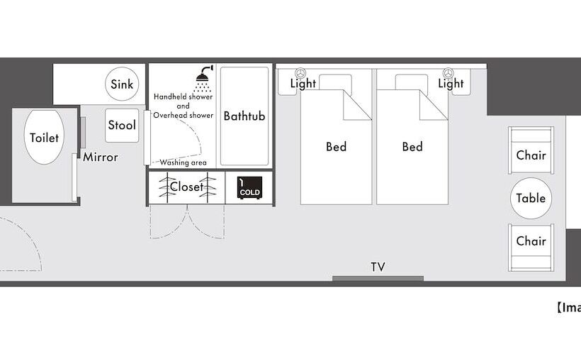 Quarto Estandar, Hankyu Respire Osaka