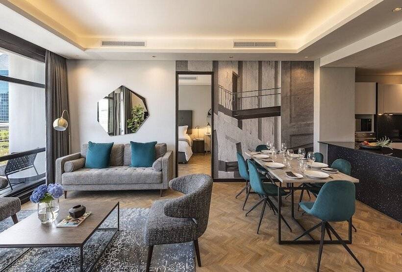 Апартаменты Deluxe 2 Спальни, The Onyx Apartment Hotel By Newmark