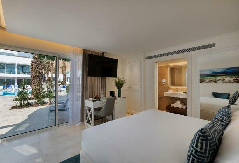 חדר סופריור נוף לבריכה, Herbert Samuel Milos Dead Sea