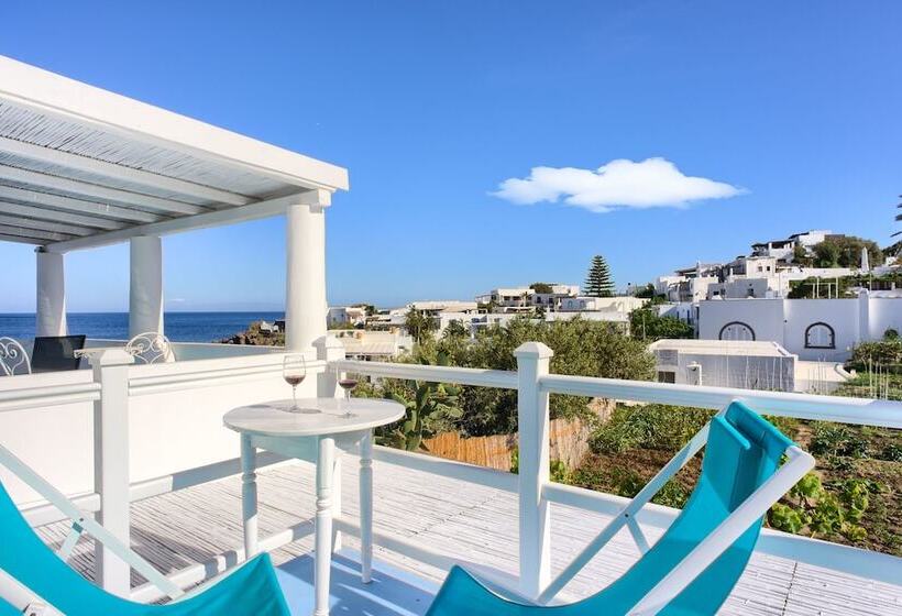 غرفة قياسية مطلّة علي الحديقة, Eunymos   Trattoria Da Francesco Panarea