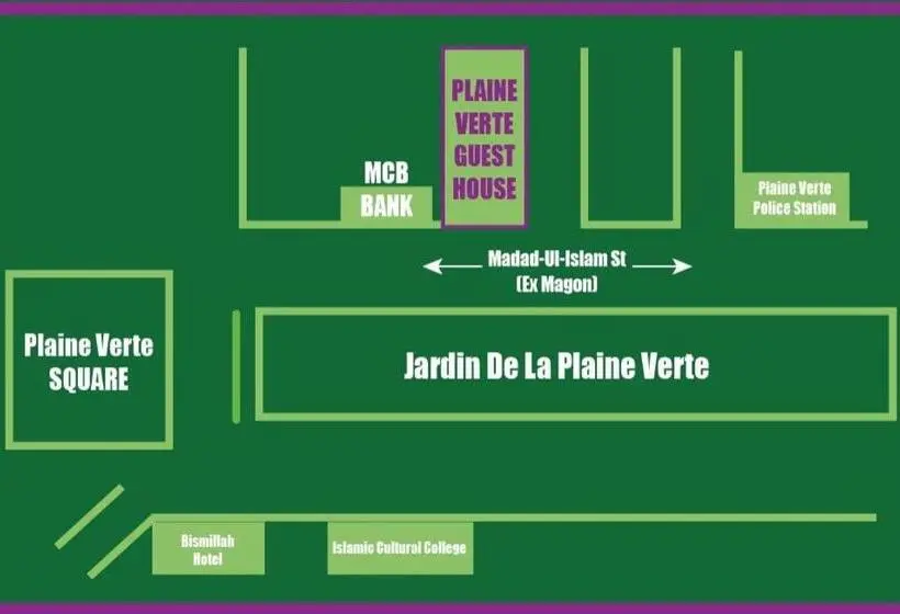 اتاق استاندارد با بالکن, La Plaine Verte Guesthouse